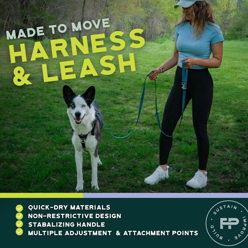 FITPAWS MADE TO MOVE HARNESS AND LEASH